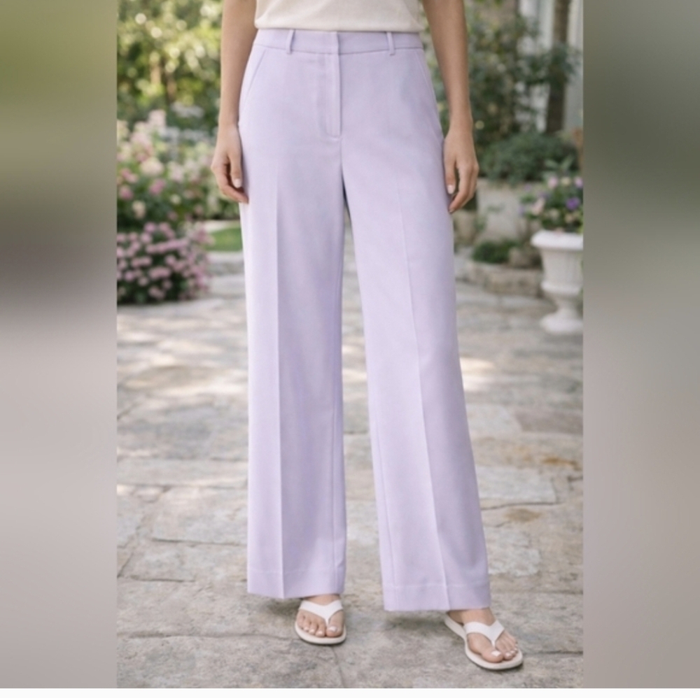 WHBM, Lavender Luna Wide Leg,Size 14,Tall